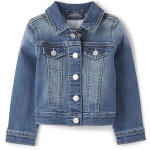 Children’s Place Toddler Girls Denim Jacket - Nova Wash - 3T